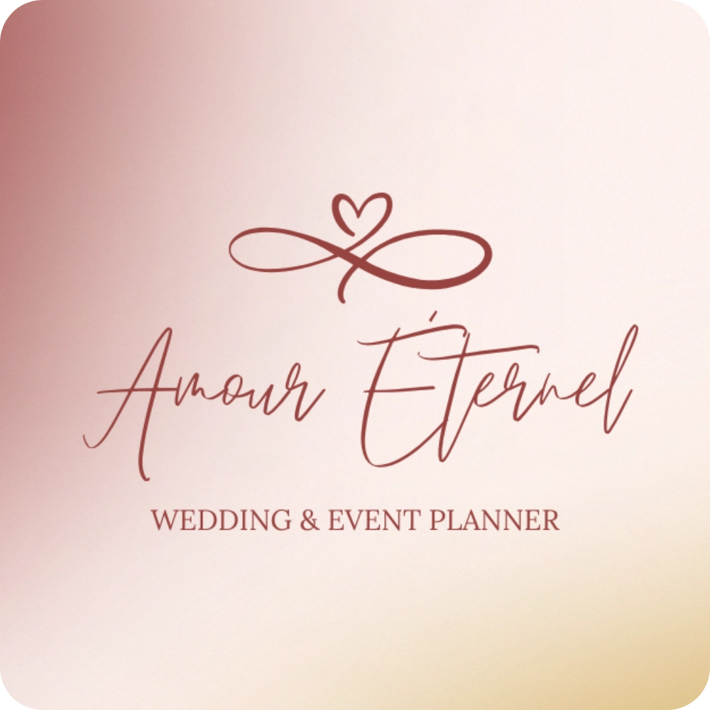 Création logo pour wedding planner - Amour Eternel