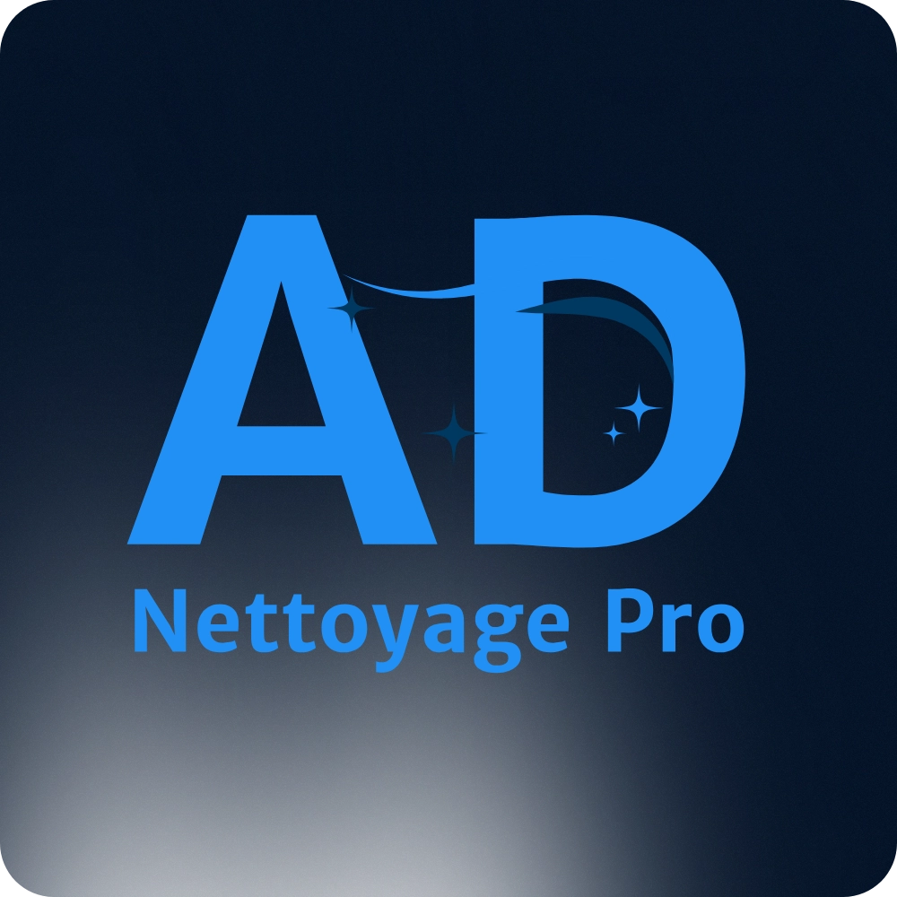 Création logo pour entreprise d'entretien de toiture maison - AD Nettoyage Pro